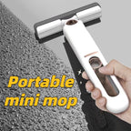 New Portable Self-NSqueeze Mini Mop, Lazy Hand Wash-Free Strong Absorbent Mop Multifunction Portable Squeeze Cleaning Mop Desk Window Glass Cleaner Kitchen Car Sponge Cleaning Mop Home Cleaning Tools image 0