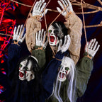 Halloween Decoration Hanging Ghost Haunted House Secret Room Layout Props image 2