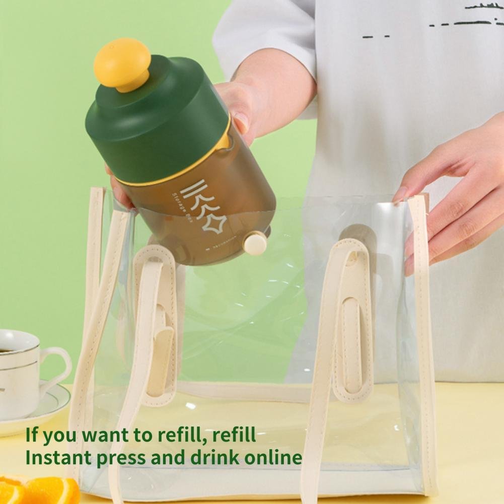 Mini Portable Manual Juicer Citrus Juicer Manual Lemon Squeezer Lime Orange Juicer Homemade DIY Fruit Orange Separating Juicer Fruit Separator Not Splash Semi-Transparent Non-electric Lemon Squeezer image 4
