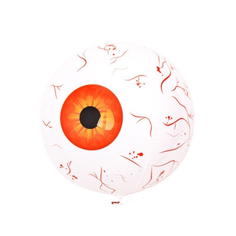 Halloween Eyeball Balloon Halloween Inflatable - Red image