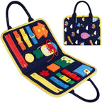 New Busy Book Children's Busy Board Dressing And Buttoning Learning Baby Early Education Preschool Sensory Learning Toy image 4