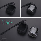 New Mini Transparent Wireless Bluetooth Headset Digital Display ENC Noise Reduction True Wireless Sports Music - Black headphone case image