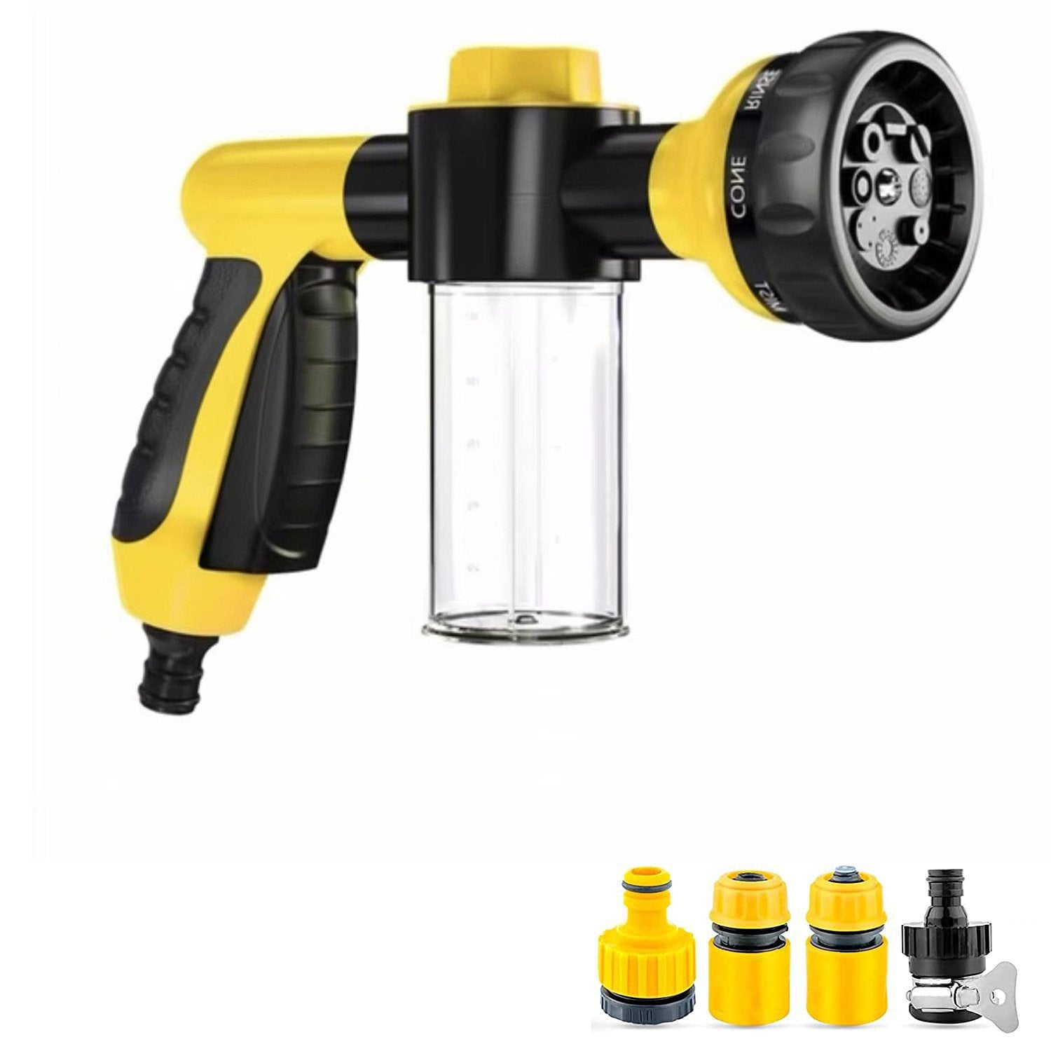 Pet Dog Wash Outdoor,  High-Pressure Pet Shower Sprayer Dog Shower Brush And Pet Grooming Comb For Watering Flowers, Car Washing, Pet Bathing image 4