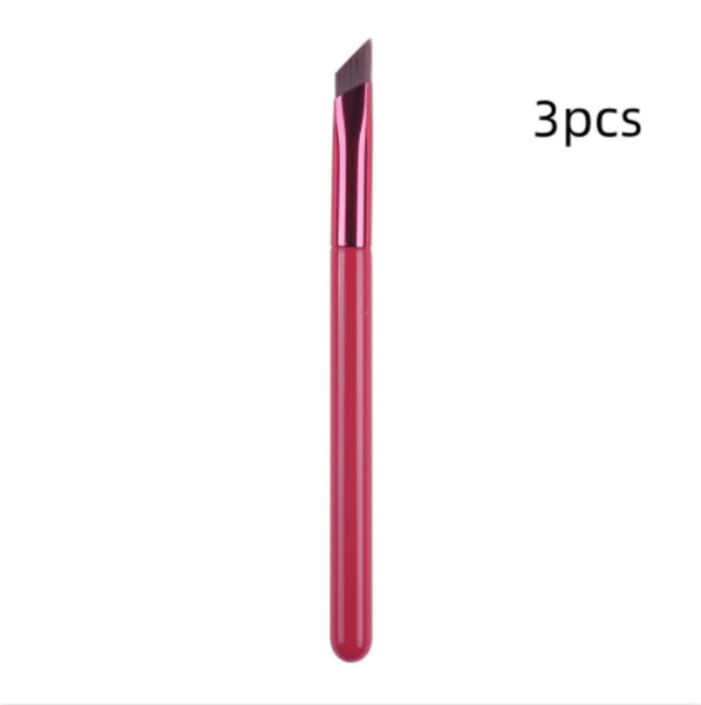 Wild Eyebrow Brush 3d Stereoscopic Painting Hairline Eyebrow Paste Artifact Eyebrow Brush Brow Makeup Brushes Concealer Brush - Red, 3PCS image