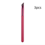 Wild Eyebrow Brush 3d Stereoscopic Painting Hairline Eyebrow Paste Artifact Eyebrow Brush Brow Makeup Brushes Concealer Brush - Red, 3PCS image