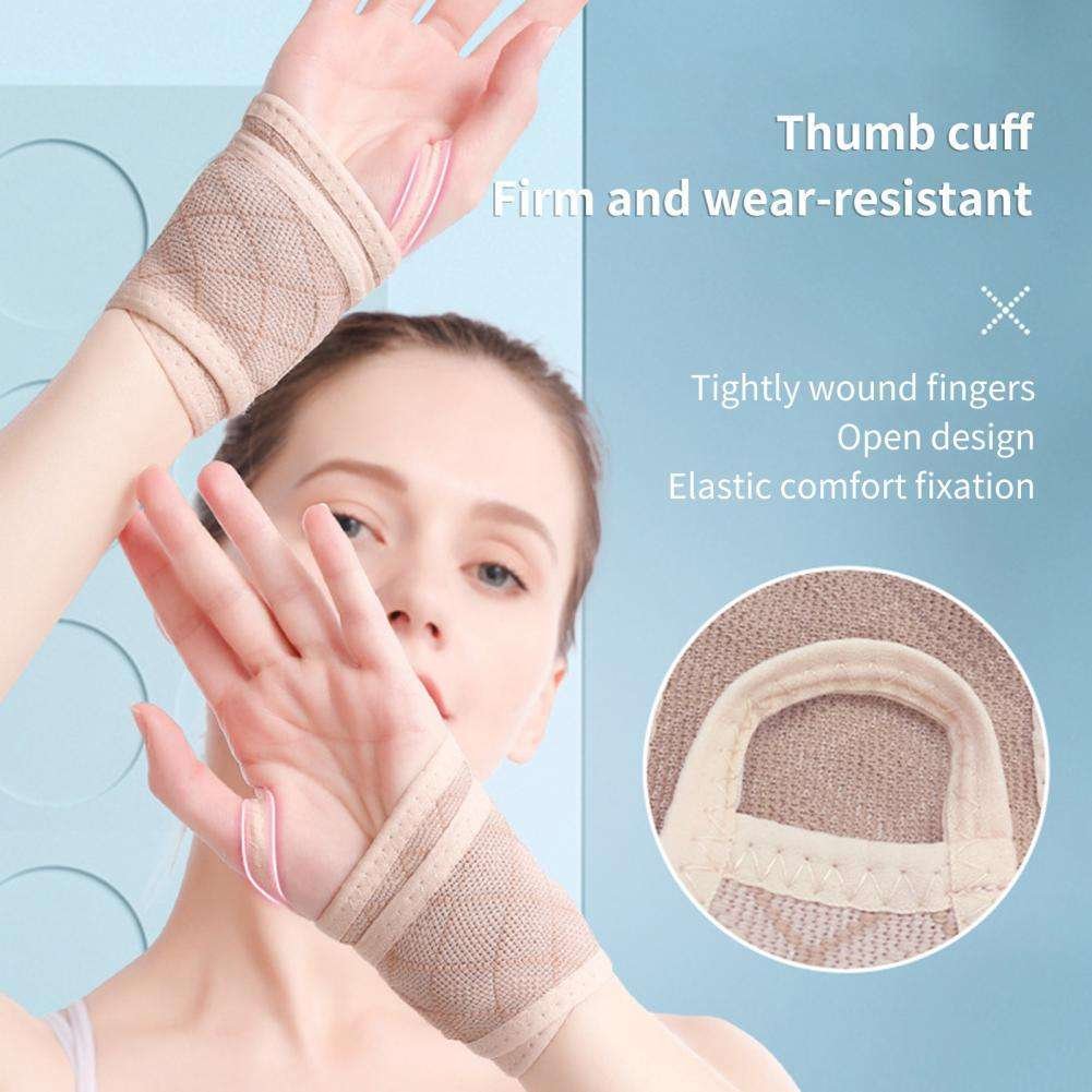 Wrist Brace Carpal Tunnel For Men And Women Fit, Lightweight Adjustable Wrist Support Brace For Tendinitis, Sprains Arthritis, Pain Relief, Compression Wrist Wrap For Sports, Workout And Daily Use image 6