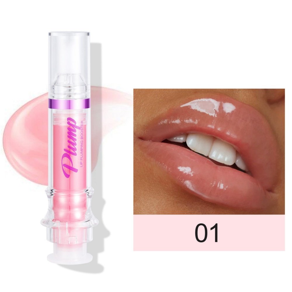 New Tube Lip Rich Lip Color Slightly Spicy Lip Honey Lip Glass Mirror Face Lip Mirror Liquid Lipstick - 1color image