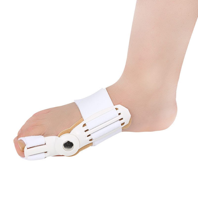 Hallux Valgus Corrector Plastic Toe Correctors Sleeves - 2pcs white image