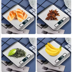 Digital Kitchen Scale LED Display 5Kg/1G Stainless Steel Panel Electronic Scales Home Jewelry Food Snacks Weighing Baking Tools image 5