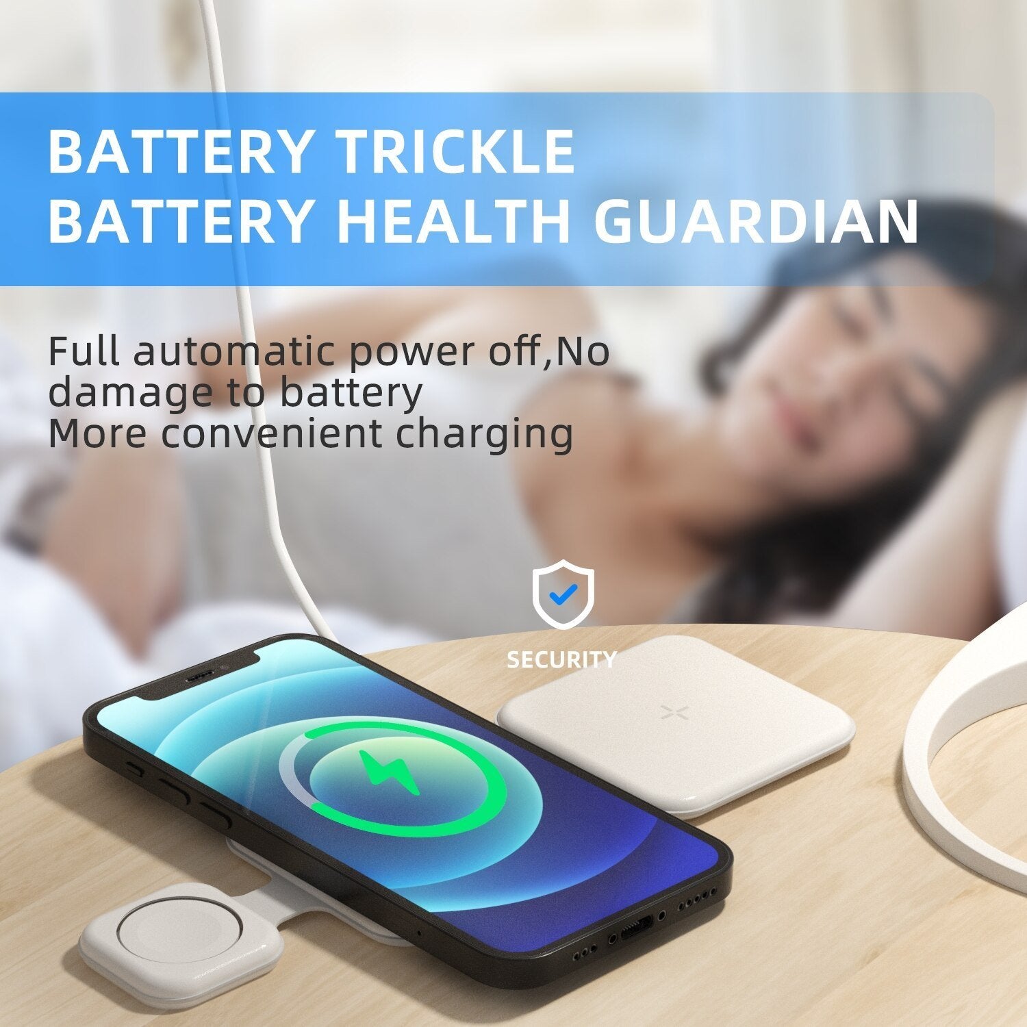3 In 1 Magnetic Foldable Wireless Charger Charging Station Multi-device Folding Cell Phone Wireless Charger Gadgets image 9