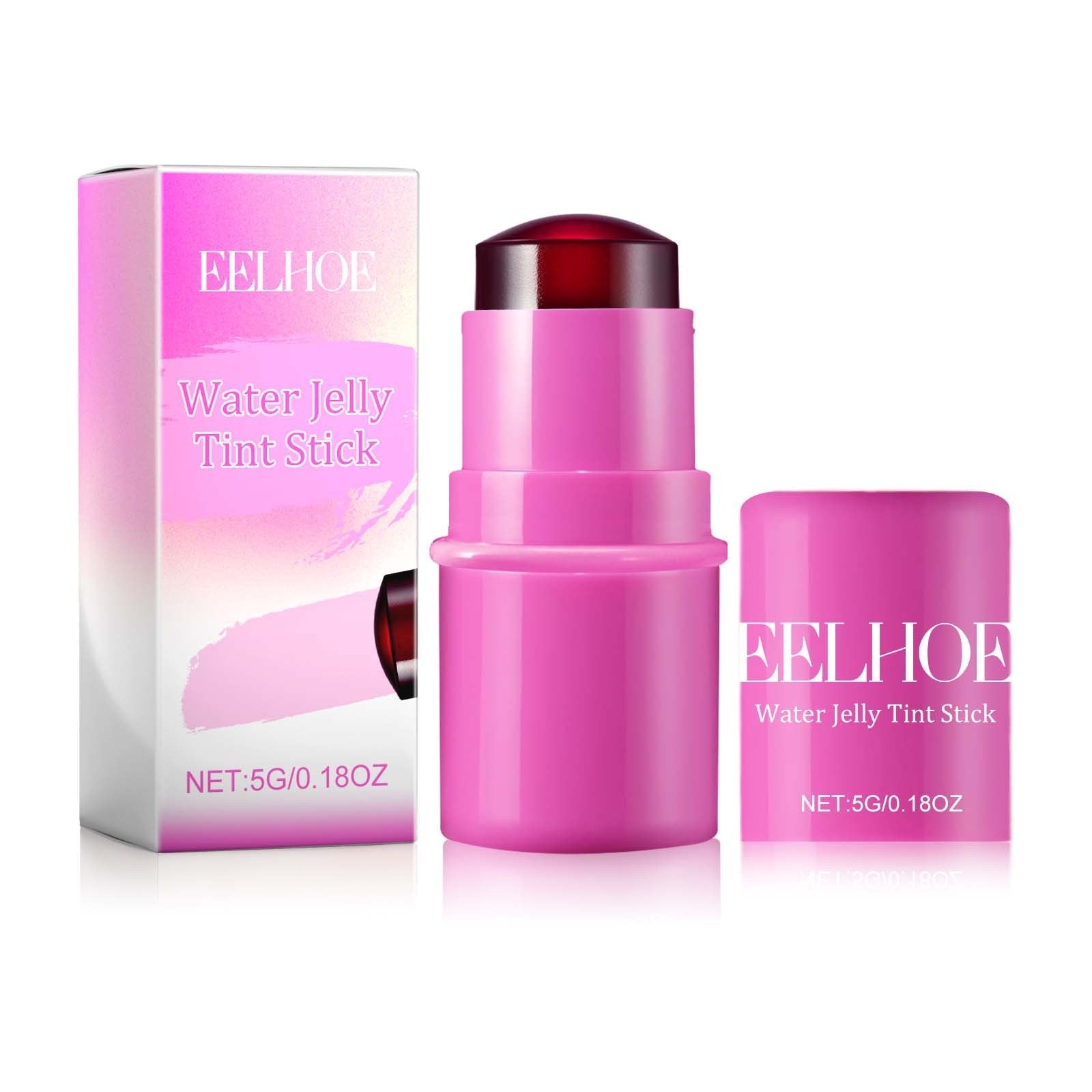 EELHOE Fruit Jelly Blush Lip Gloss Stick Lazy Contouring Even Skin Tone Brightening And Colorful Easy To Apply Lip Gloss Stick image 3