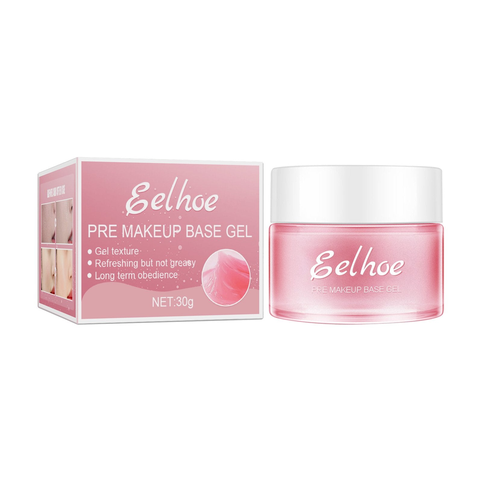 EELHOE Makeup Base Gel Makeup Moisturizer Firming Skin Isolating Base Concealer - 1pcs image