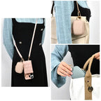 Leather Coin Purse, Small Change Purse Keychain Wallet For Women, Mini Coin Pouch With Zipper image 6