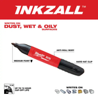 INKZALL Black Medium Point Jobsite Permanent Marker (2-Pack) image 1
