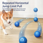 Interactive Bouncing Ball For Dogs,Automatic Smart Toy, Self-moving Rotating Stimulating Pet Entertainment, Noise-Reducing Urchin Cover,USB Rechargeable Dog Toy, Dog Electric Interactive Toy image 2