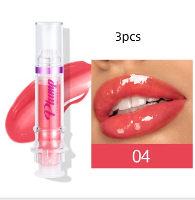 New Tube Lip Rich Lip Color Slightly Spicy Lip Honey Lip Glass Mirror Face Lip Mirror Liquid Lipstick - 4Color3pcs image