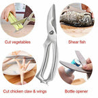 Knives Kitchen Shears Stainless Steel Poultry Fish Chicken Bone Scissors Kitchen Gadgets Chef Japanese Knife Cooking Stainless Steel Poultry Chicken Bone Scissors image 1