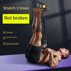 A Set Of Adjustable Resistance Tension Bands With Foot Pedals And Handles, High Resistance Level, Anti Fall, Suitable For Fitness Training, Body Stretching, And Abdominal Muscle Exercises image 5