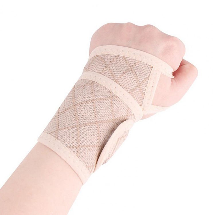 Wrist Brace Carpal Tunnel For Men And Women Fit, Lightweight Adjustable Wrist Support Brace For Tendinitis, Sprains Arthritis, Pain Relief, Compression Wrist Wrap For Sports, Workout And Daily Use - Pink image