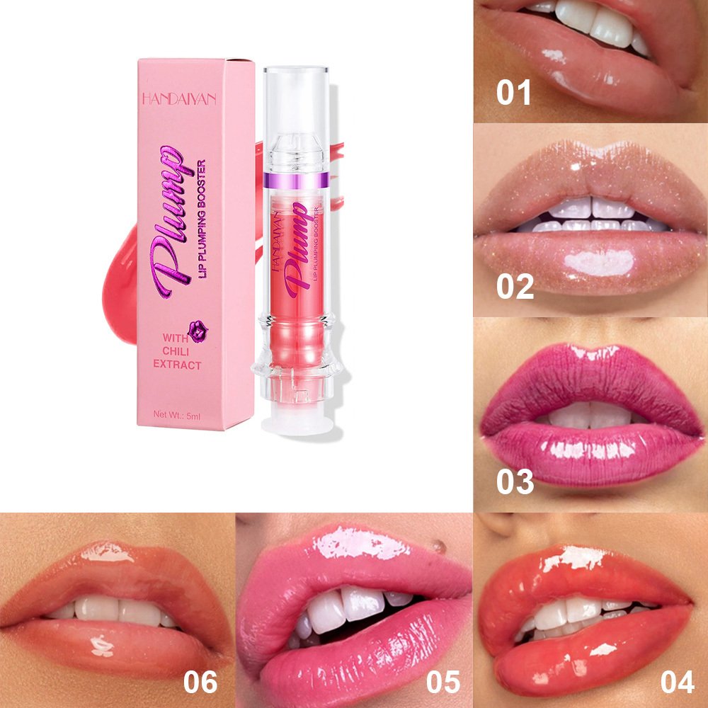 New Tube Lip Rich Lip Color Slightly Spicy Lip Honey Lip Glass Mirror Face Lip Mirror Liquid Lipstick image 0