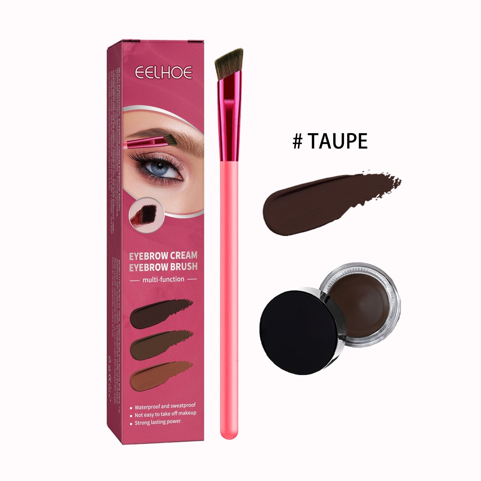 EELHOE Multi-functional Eyebrow Brush Set For Filling, Shaping, And Coloring Smooth Eyebrows Makeup Kit image 4