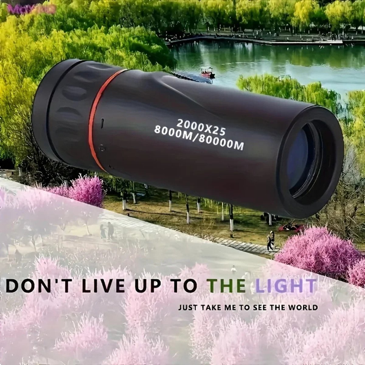 2000x25 HD Monocular Telescope Mini Portable Mobile Phone Telescope With Holder Outdoor Camping Hunting Birdwatching Telescopes image 4
