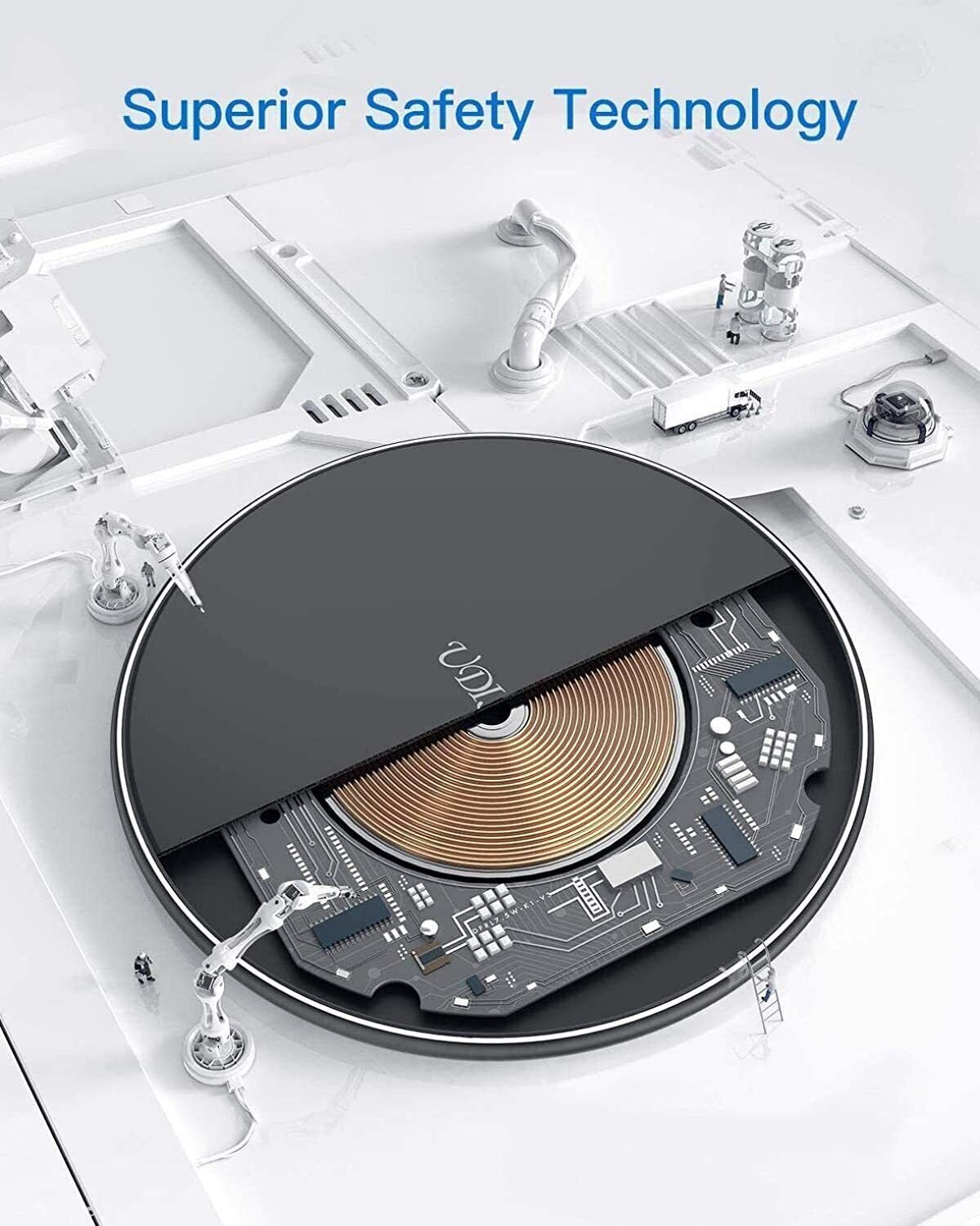 30W Super Fast Wireless Charger Stand Charging For All Phones image 2