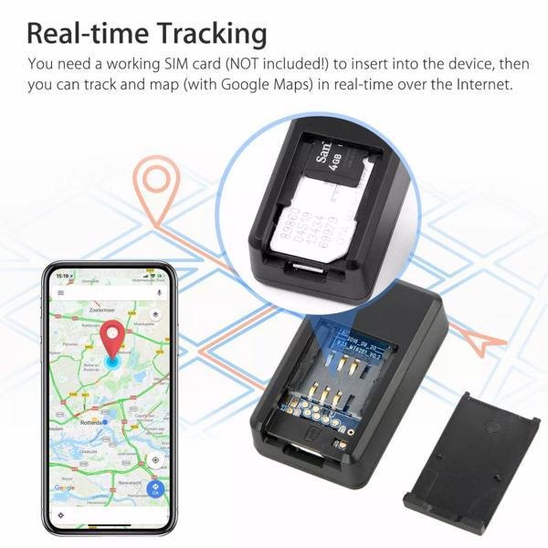 Magnetic GF07 Mini GPS Real Time Car Location Tracker GSM-GPRS Tracking Device image 2