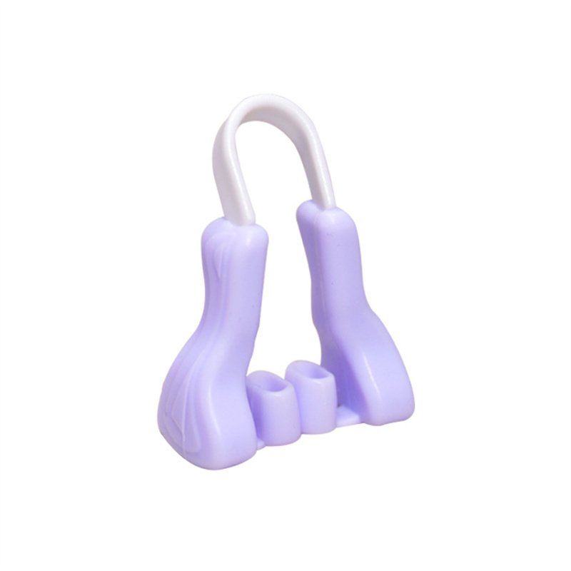 Magic Nose Shaper Clip Nose Lifting Shaper Shaping Bridge Nose Straightener Silicone Nose Slimmer No Painful Hurt Beauty Tools - Purple, 1pcs image