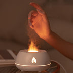 Flame Humidifier Aromatherapy Diffuser 7 Colors Light Home Air Humidifier 130ML USB Room Fragrance Essential Oil Diffuser image 8
