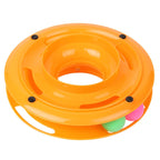 Pet Cat Crazy Ball Disk Interactive Toys Amusement Plate Trilaminar Funny Toy image 1