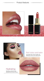 Shiny Metallic Lipstick Pearlescent Color Temperature Change Lipstick Gilt Lipstick image 7