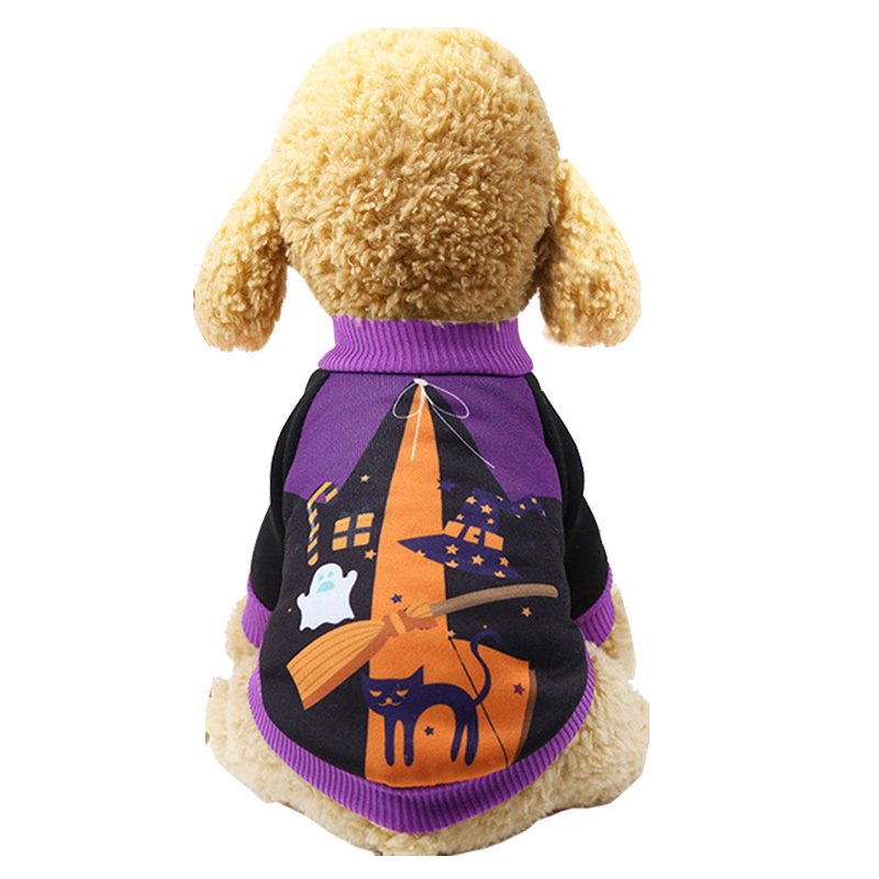 Halloween funny pet clothes-Pet Halloween Gift-Halloween - Purple, XL image