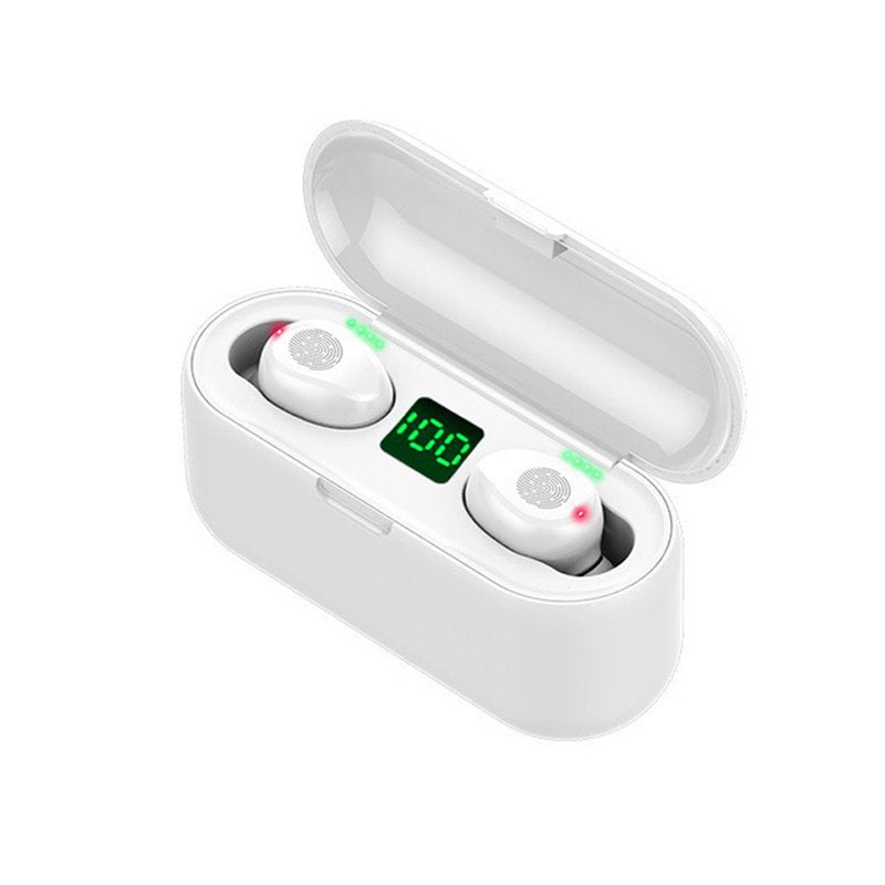 Headphones Waterproof Sports Bluetooth Wireless Headphones - White image