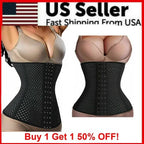 Corset Waist Trainer Training Shaper Body Shapewear Underbust Cincher Tummy Belt - M image
