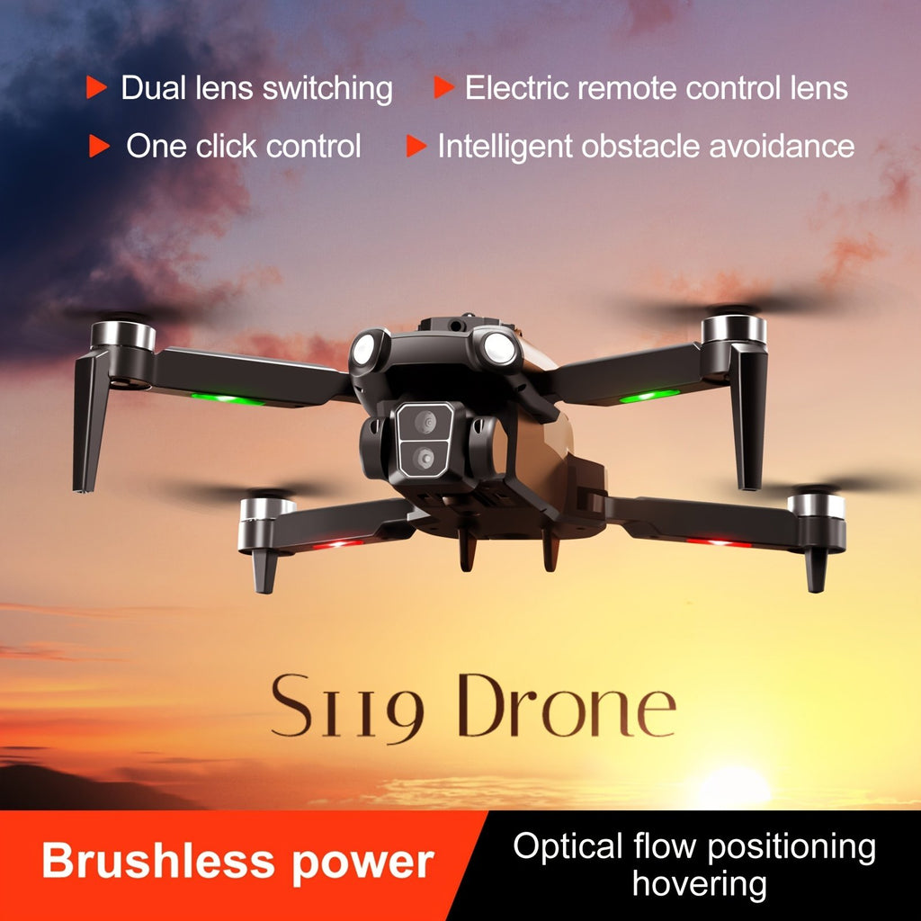S119 Beginner Trajectory Flight Drone 480p Camera Quadcopter Optical Flow Positioning Four-Sided Obstacle Avoidance UAV image 6