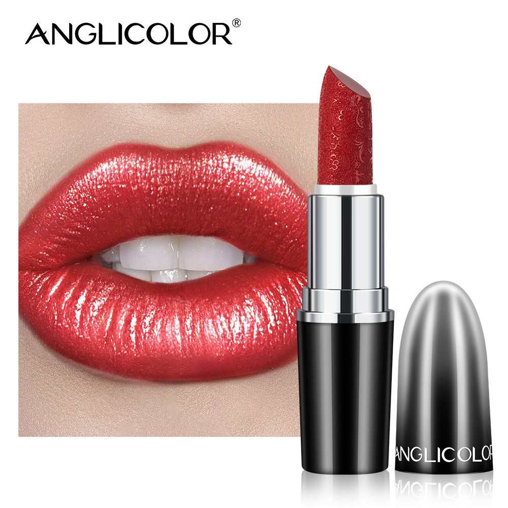 Lip Lipstick Lip Gloss Waterproof Long Lasting Matte Lipstick Glossy Women's Vegan Lipstick - 12CHERRY BOMB image