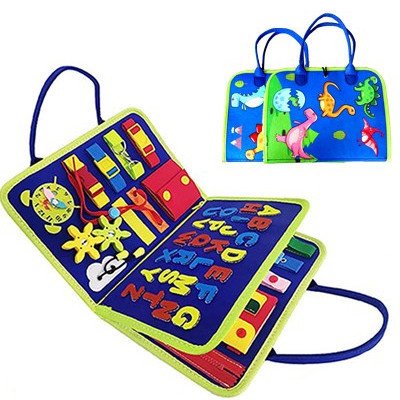 New Busy Book Children's Busy Board Dressing And Buttoning Learning Baby Early Education Preschool Sensory Learning Toy - G image