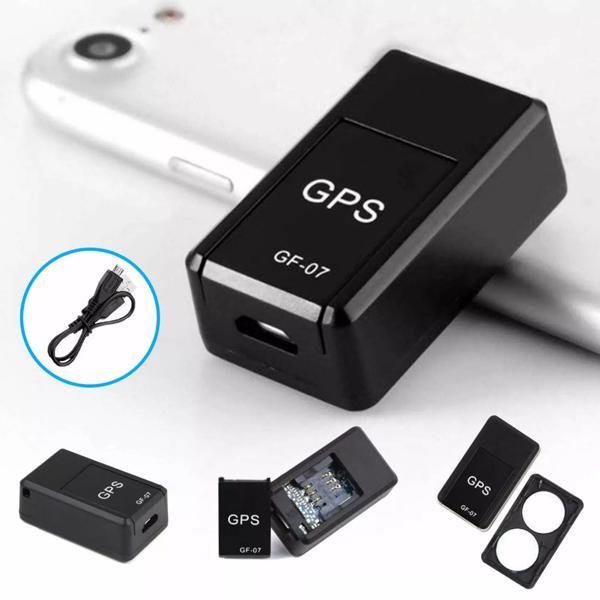 Magnetic GF07 Mini GPS Real Time Car Location Tracker GSM-GPRS Tracking Device - Black image