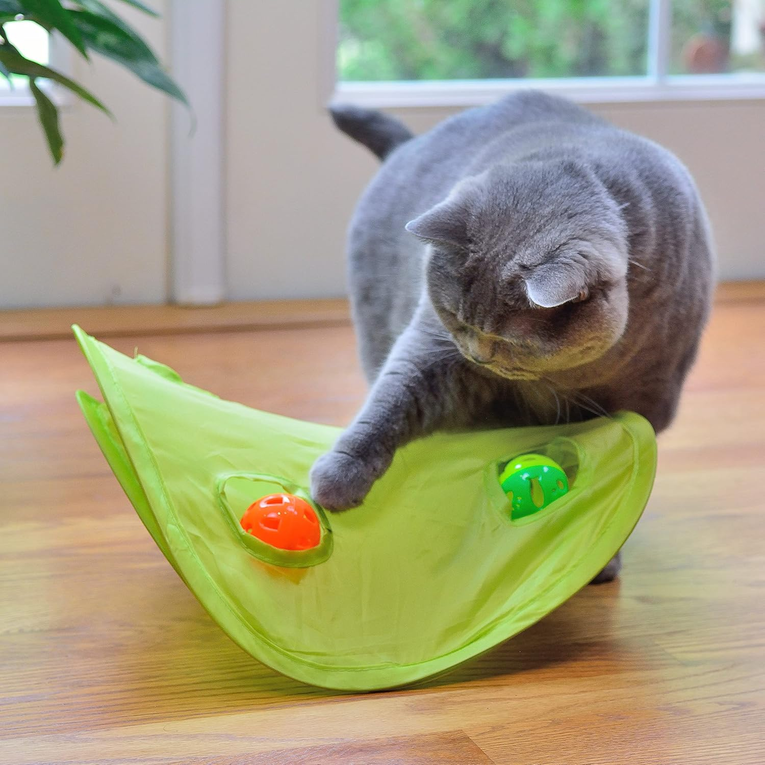 18 Cat Toys Assortments - Teaser Wand, Interactive Bell Toy, Sparkle Balls for Kitten, Puppy, Kitty (With Hide Seek Toy) image 3