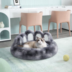 Cute Dog Bear Paw Shape Dog Bed, Dog Beds &amp; Furniture For Small And Medium Dogs, Cozy Plush Cute Cat Beds For Indoor Cats image 0
