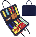 New Busy Book Children's Busy Board Dressing And Buttoning Learning Baby Early Education Preschool Sensory Learning Toy - Style 2 image