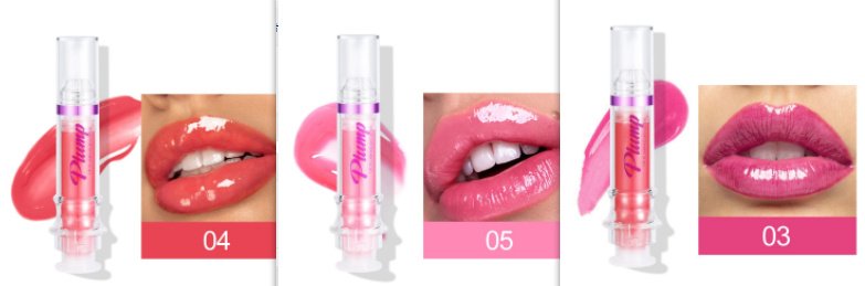 New Tube Lip Rich Lip Color Slightly Spicy Lip Honey Lip Glass Mirror Face Lip Mirror Liquid Lipstick - Set2 image