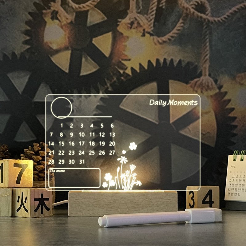 Creative Note Board Creative Led Night Light USB Message Board Holiday Light With Pen Gift For Children Girlfriend Decoration Night Lamp image 2