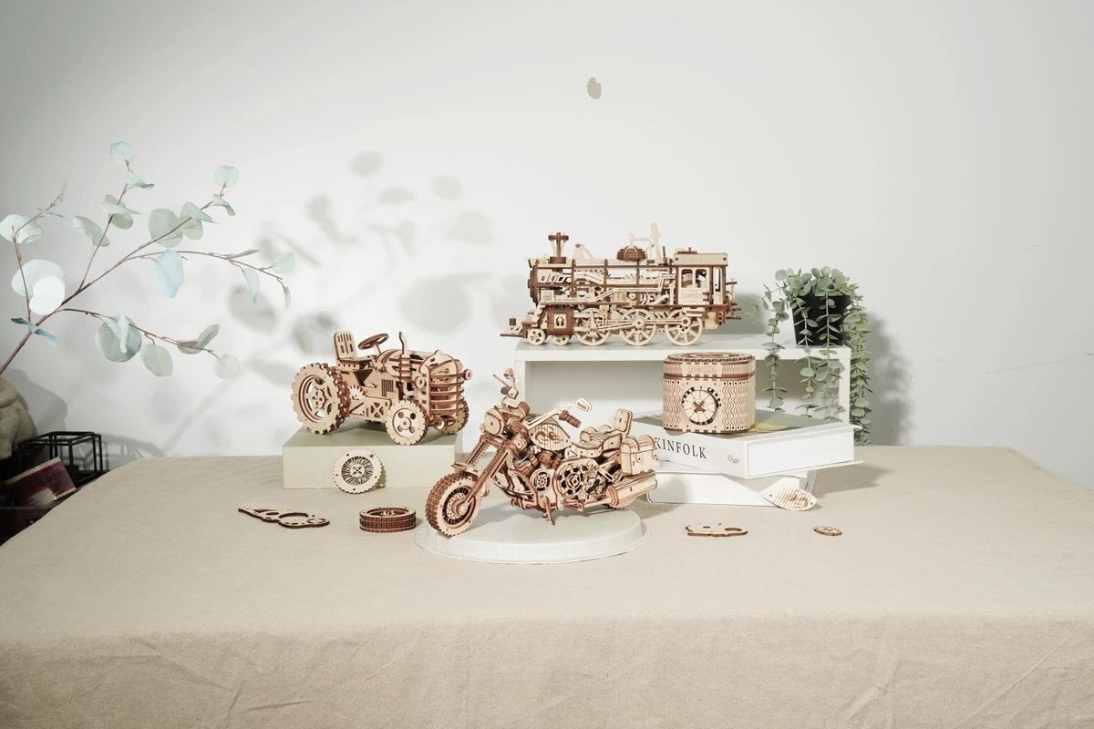 420 Piece Building Block Kit For DIY Wooden Models For Children image 1
