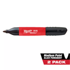 INKZALL Black Medium Point Jobsite Permanent Marker (2-Pack) image 0