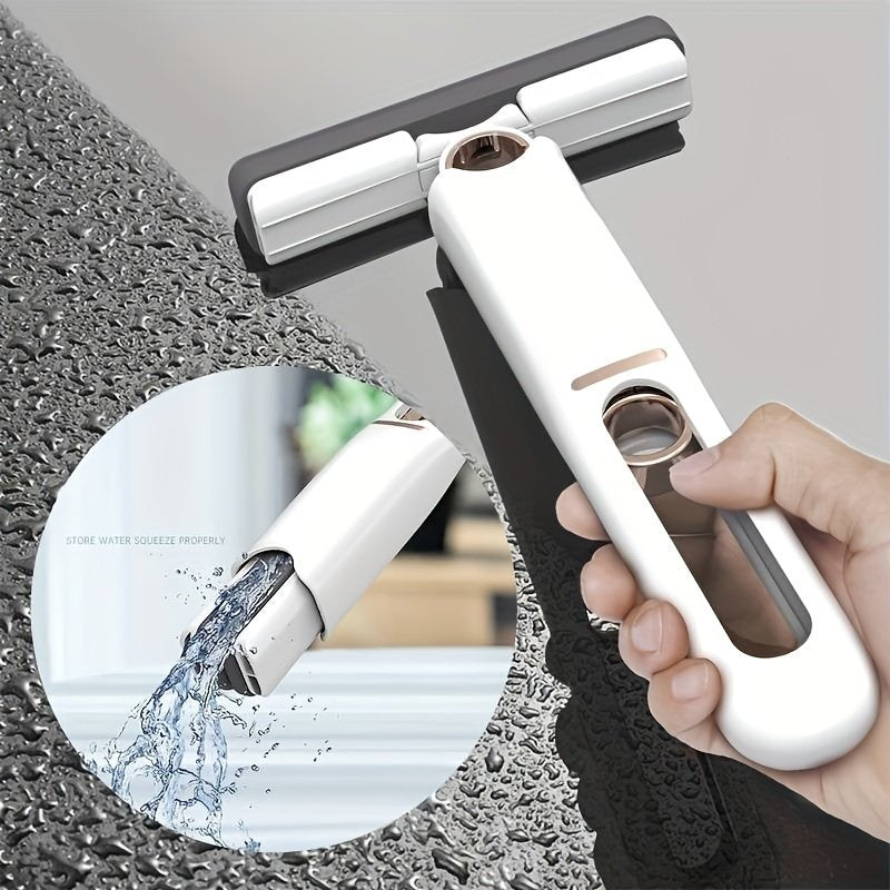 New Portable Self-NSqueeze Mini Mop, Lazy Hand Wash-Free Strong Absorbent Mop Multifunction Portable Squeeze Cleaning Mop Desk Window Glass Cleaner Kitchen Car Sponge Cleaning Mop Home Cleaning Tools image 4