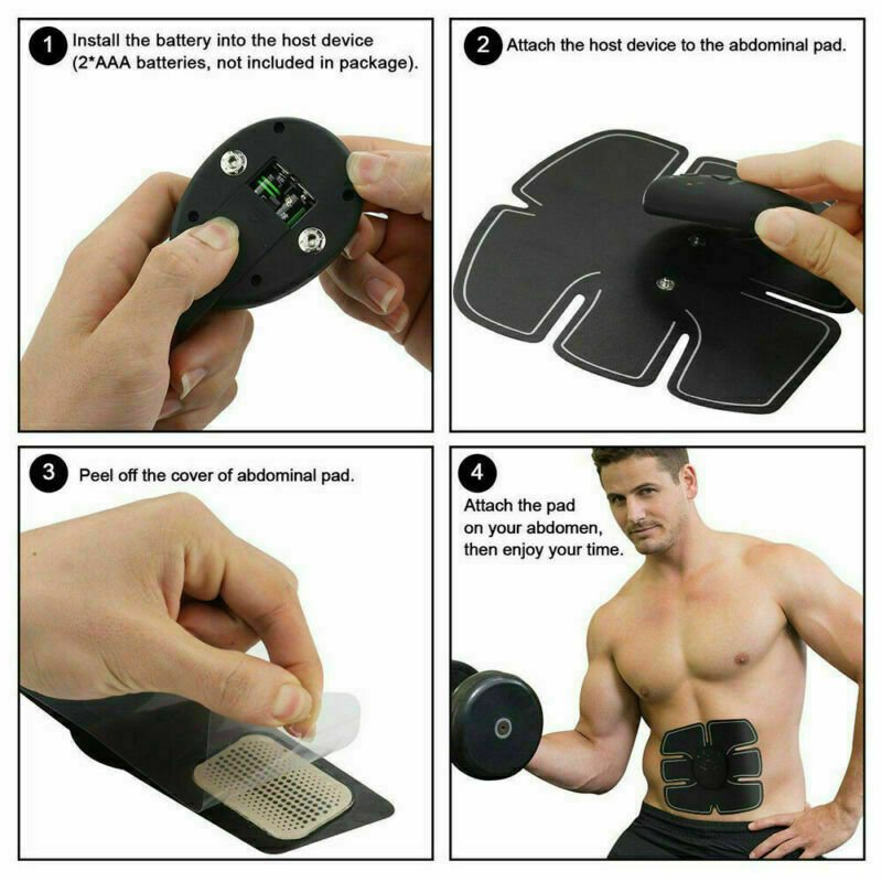 Electric Muscle Toner Machine ABS Toning Belt Simulation Fat Burner Belly Shaper image 5