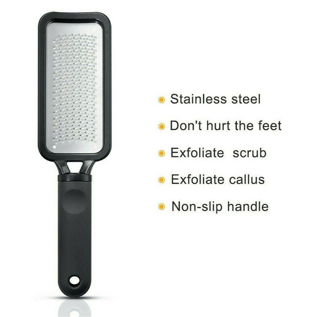 Foot File Scraper Rasp Hard Dead Dry Skin Remover Grater Callus Pedicure Black image 9