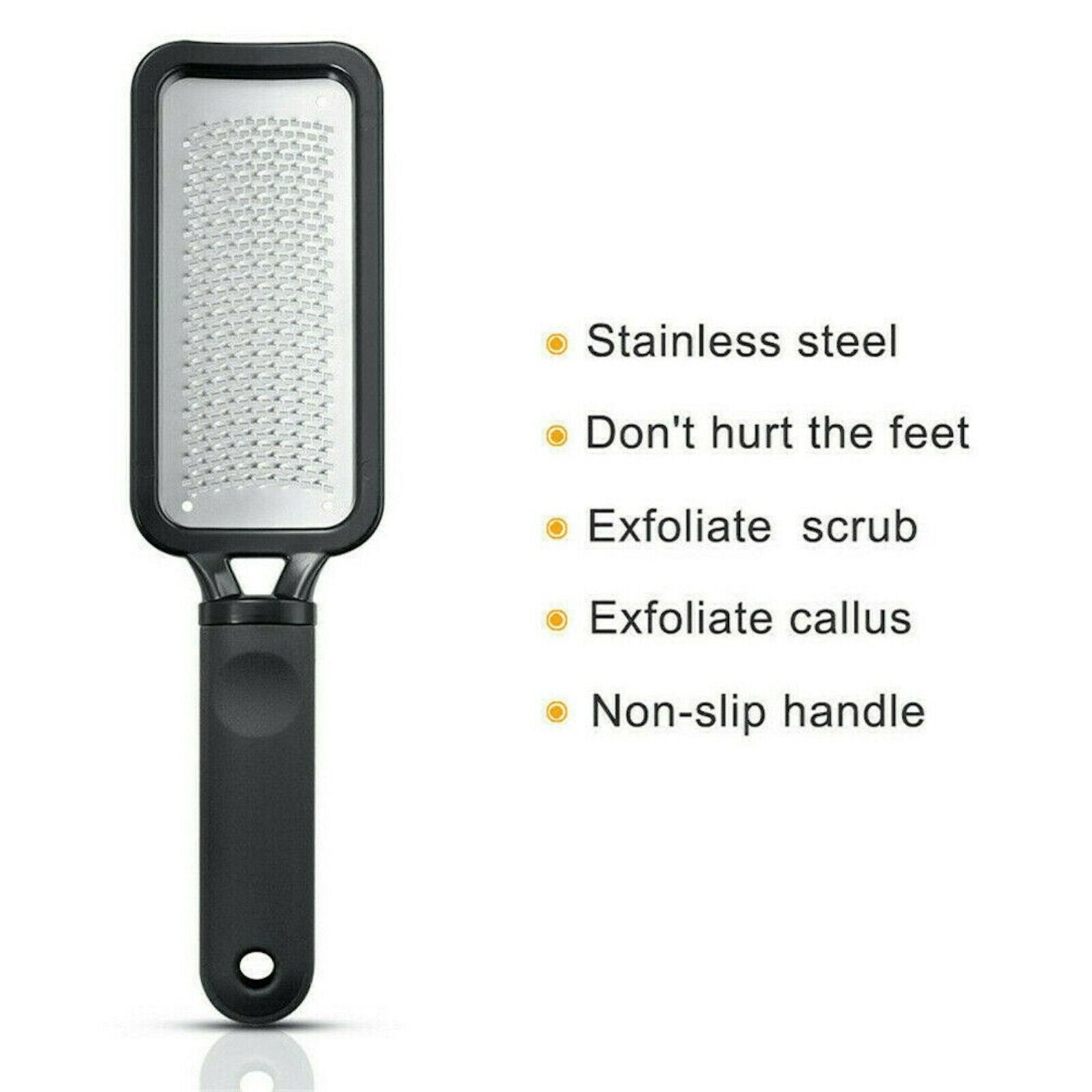 Foot File Scraper Rasp Hard Dead Dry Skin Remover Grater Callus Pedicure Black image 9